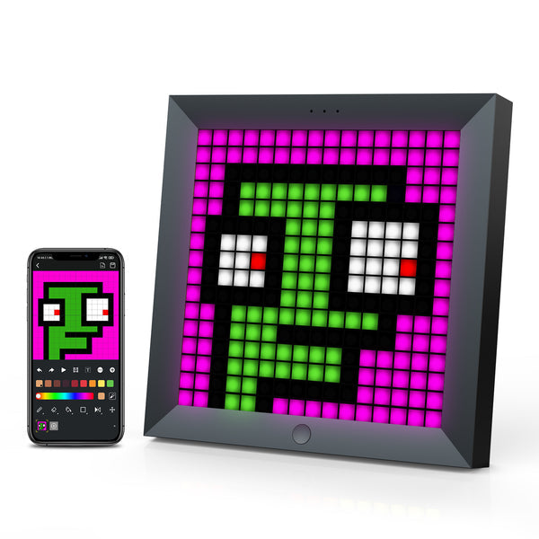 Divoom Pixoo Black 16 – 11,1" 16×16 Pixel Signage-Display, Schwarz