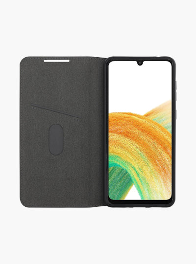 dbramante1928 Oslo Wallethülle – für Samsung Galaxy A33 5G, mit Ständer, 1 Kartenfach, schwarz