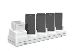 Honeywell Ladestation, 5-fach, mit Netzteil, ohne Netzkabel, Healthcare – für CT30, mit Schutzboot