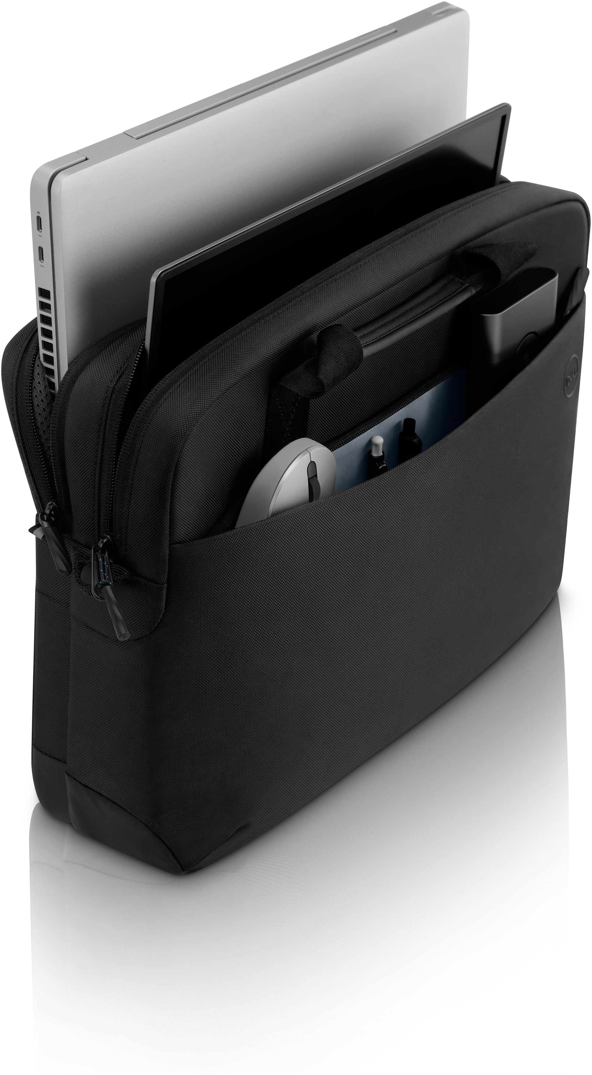 DELL Notebook-Tasche bis 15" – abnehmbarer Schultergurt, Tragegriff – Schwarz