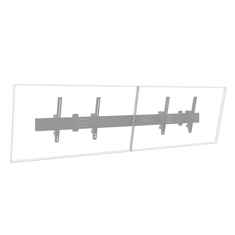 Hagor Wandhalterung – neigbar – 46–65" – VESA 200×200–600×400 – bis 50 kg, für 2 Displays – CPS W2L