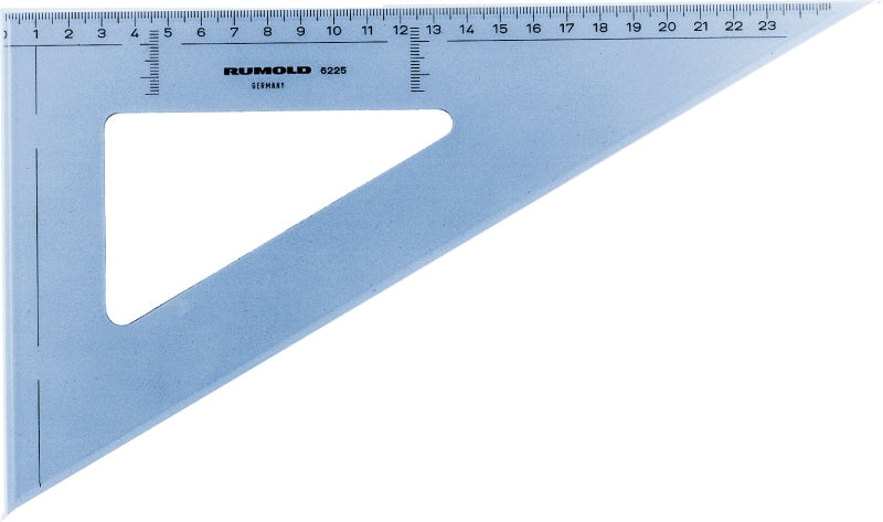 Rumold Zeichendreieck, 25 cm, 60° – Kunststoff