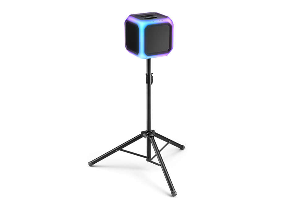 Philips 7000 Serie TAX7207/10 – Party-Lautsprecher – 80 W, 12 h Akku, LED, Bluetooth 5.0, Schwarz