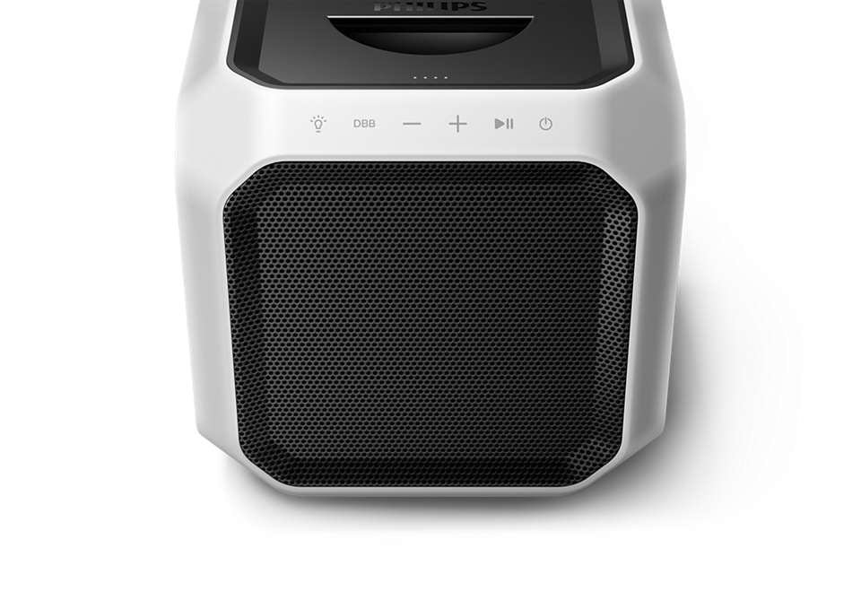 Philips 7000 Serie TAX7207/10 – Party-Lautsprecher – 80 W, 12 h Akku, LED, Bluetooth 5.0, Schwarz