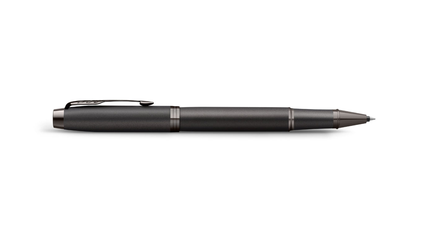 Parker IM Monochrome – Tintenroller mit Kappe, 0,5 mm, Schwarz