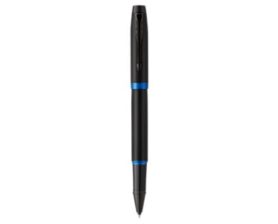 Parker IM Professionals Vibrant Rings – Tintenroller, mit Kappe, 0,5 mm, Schwarz