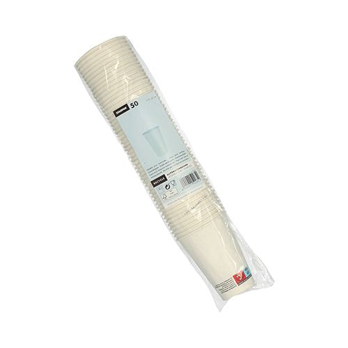 Papstar Trinkbecher, Papier – 1,8 dl Weiss – FSC – 50 Stk.