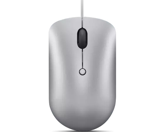 Lenovo 540 Office – Maus – Kabelgebunden (USB-C), Beidhändig, Grau