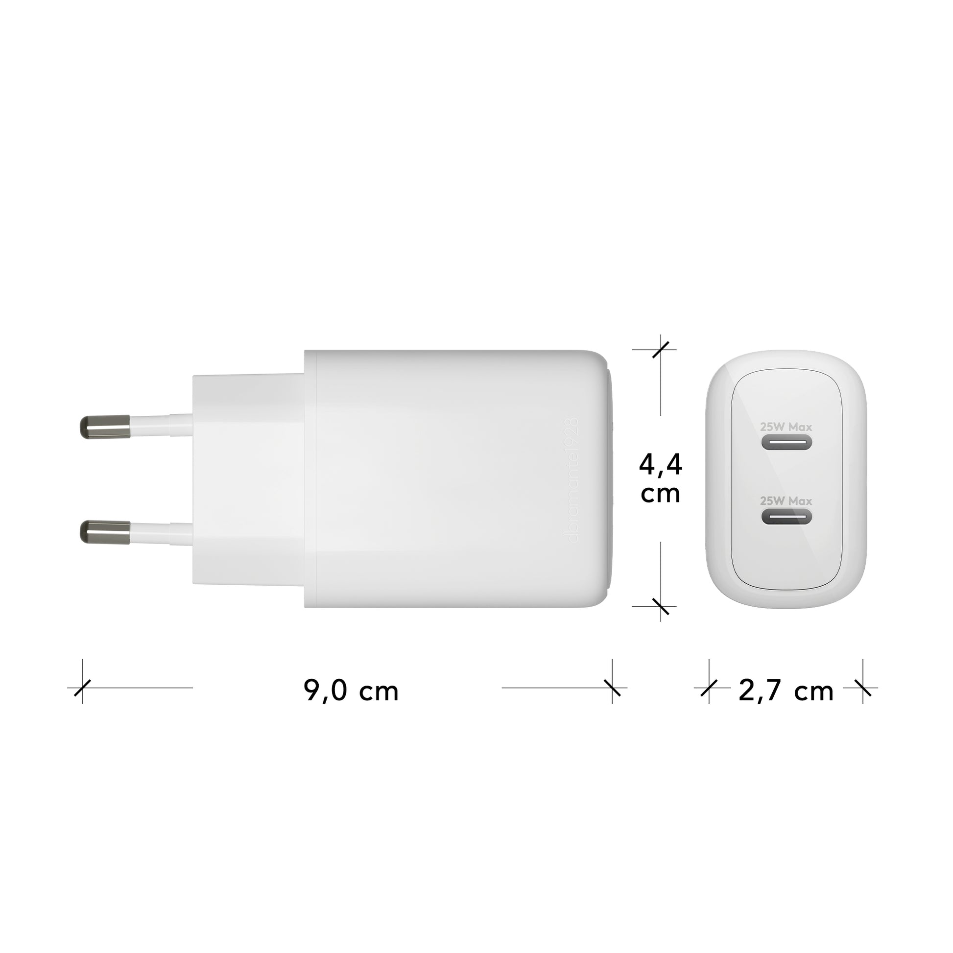 dbramante1928 Ladegerät – 25 W, 2× USB-C
