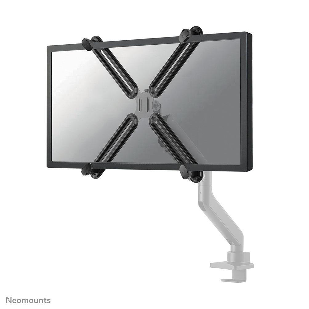 Neomounts VESA-Adapter – VESA 75 × 75/100 × 100 mm, bis 8 kg – für Monitore bis 27,0" – Schwarz