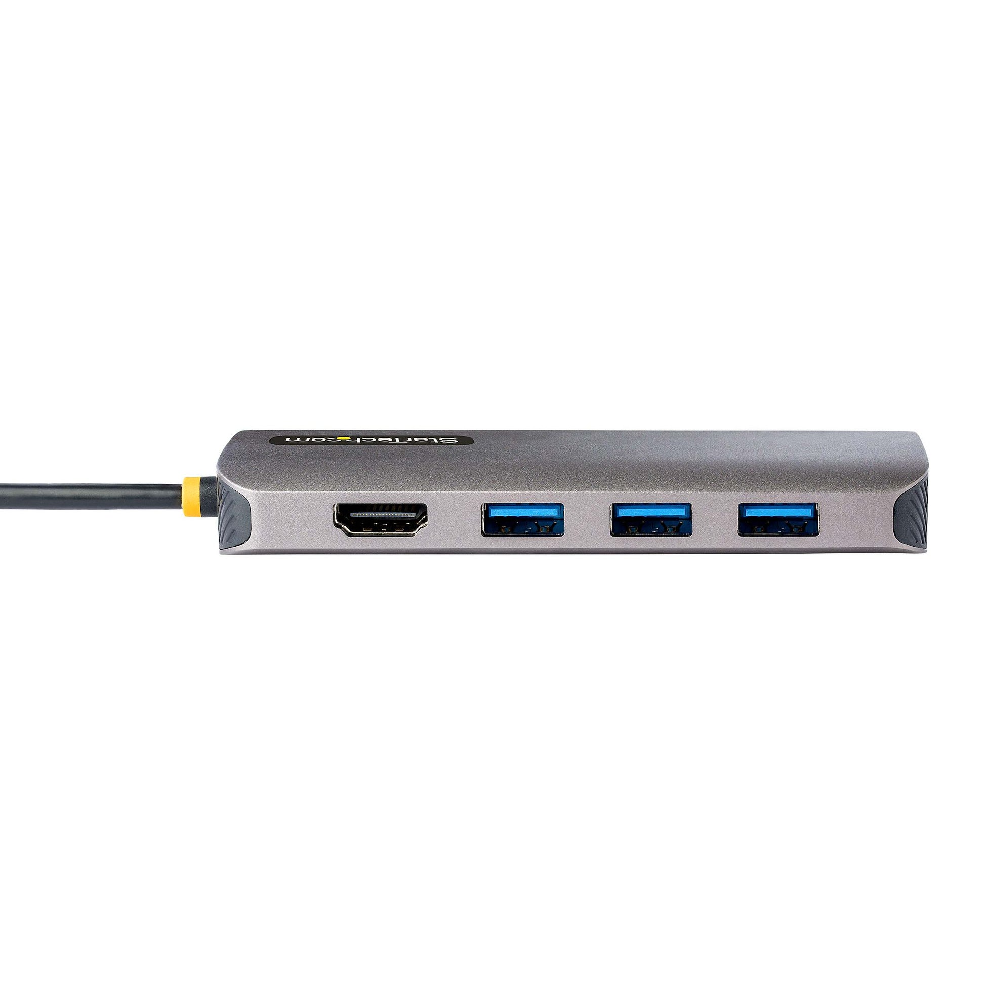 StarTech.com Multiport-Adapter – USB-C, HDMI, 3× USB-A, 100 W PD, GbE, SD/microSD, für Windows/Mac/iPadOS