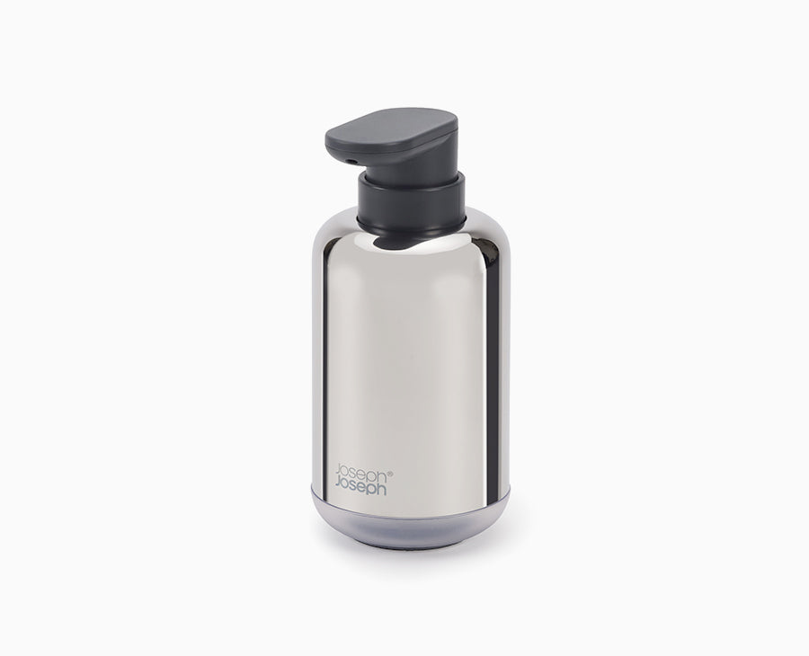 Joseph Joseph EasyStore Luxe Seifenspender – Edelstahl, Silber, 300 ml