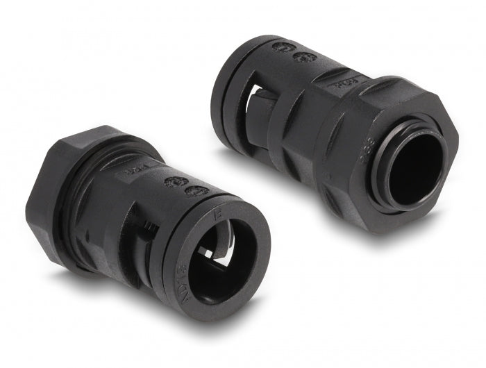 DeLOCK Kabelschlauch, Ø 13 mm × 2 m, IP67, wasserfest – schwarz