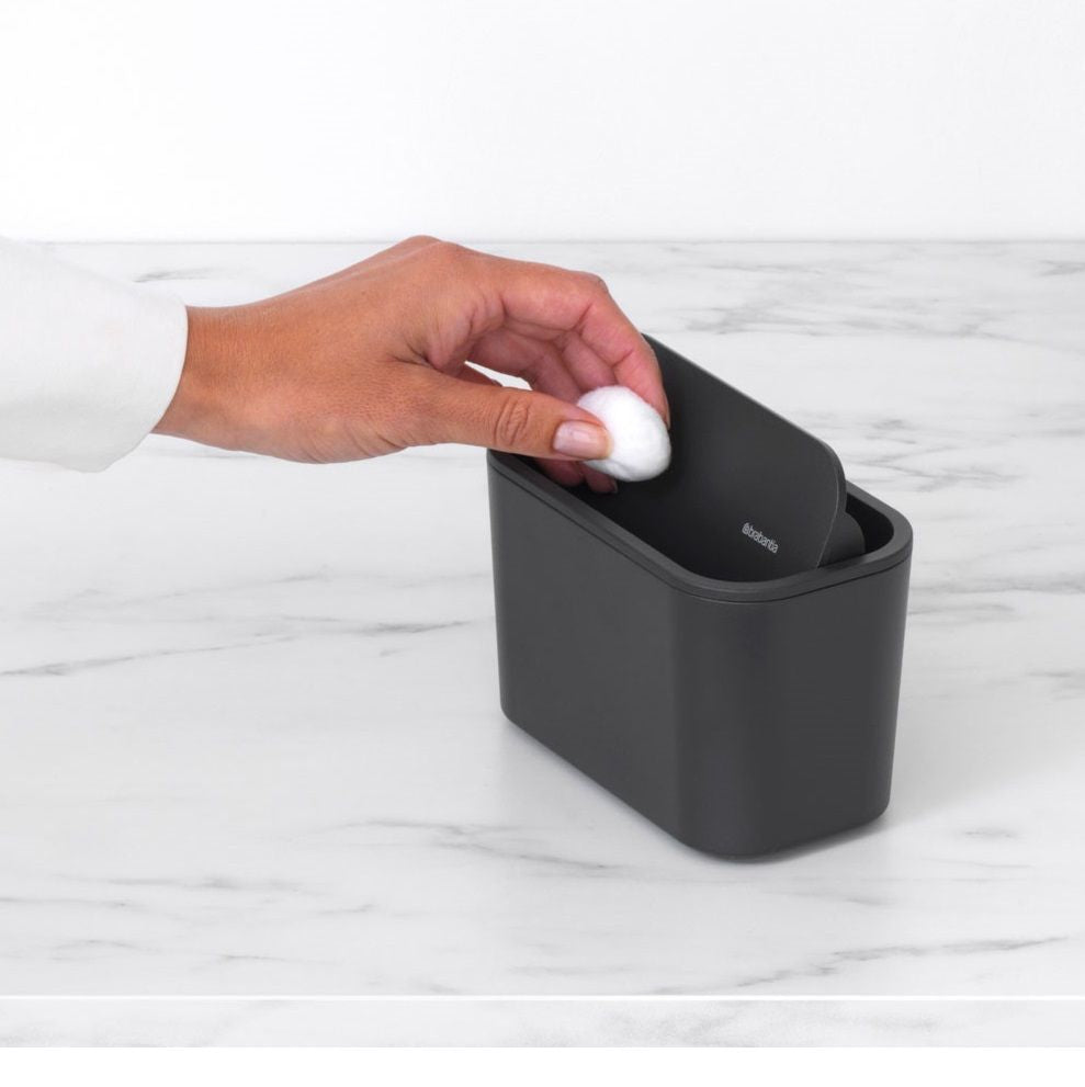 Brabantia Tischabfalleimer MindSet – Recycling-Kunststoff, rechteckig – Anthrazit