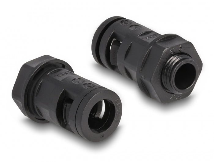 DeLOCK Kabelschlauch – Ø 10 mm – 2 m – Kunststoff – Schwarz
