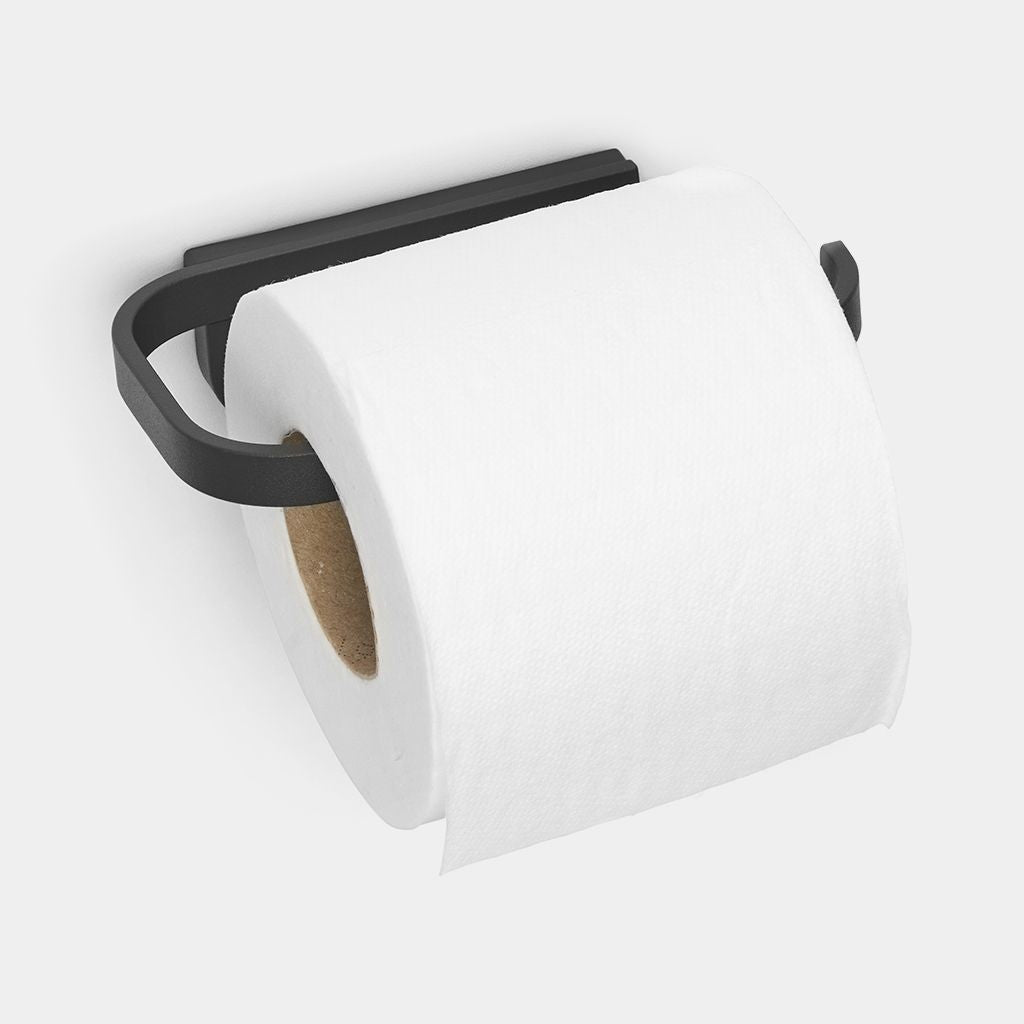Brabantia WC-Garnitur Mindset – Recycelter Kunststoff, Anthrazit, H 13,7 cm