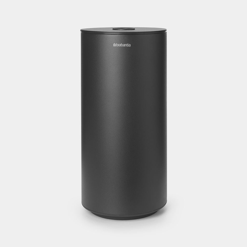 Brabantia Toilettenpapierspender MindSet – Recycelter Kunststoff, für 2 Rollen, 13,7 × 13,7 × 28,9 cm