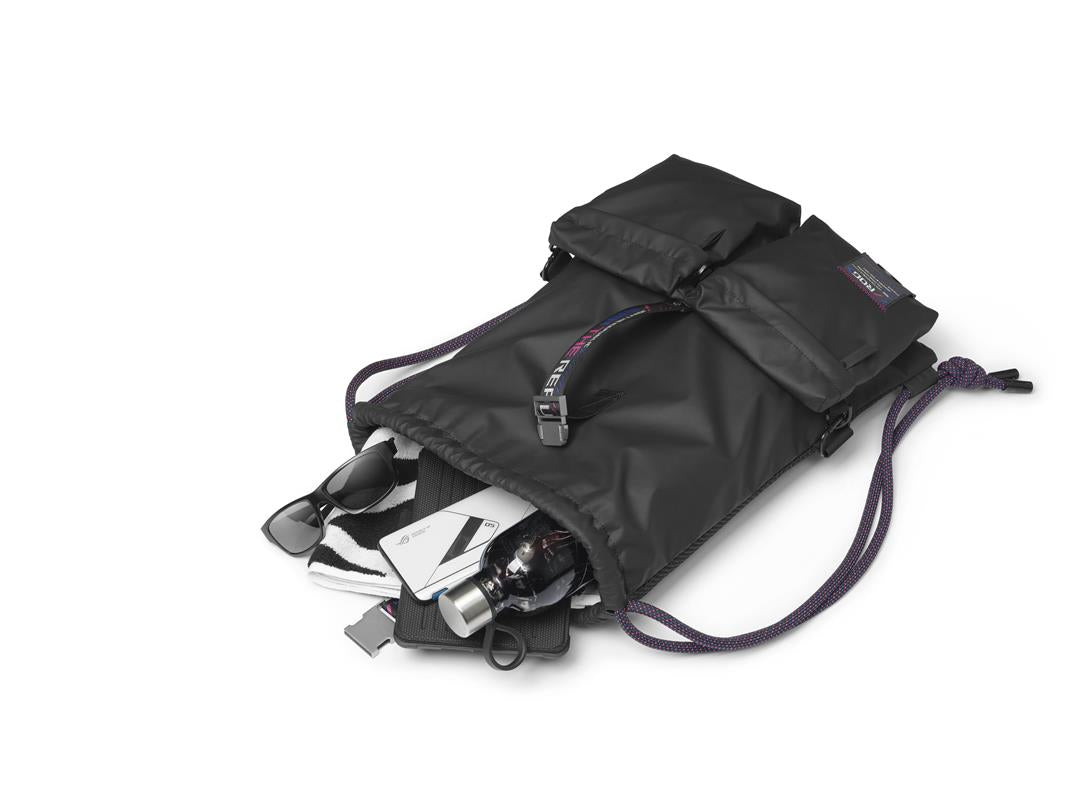 ASUS City-Rucksack BD3700 ROG SLASH – 19 l, wasserfest, Polyester/Polyurethan – Schwarz