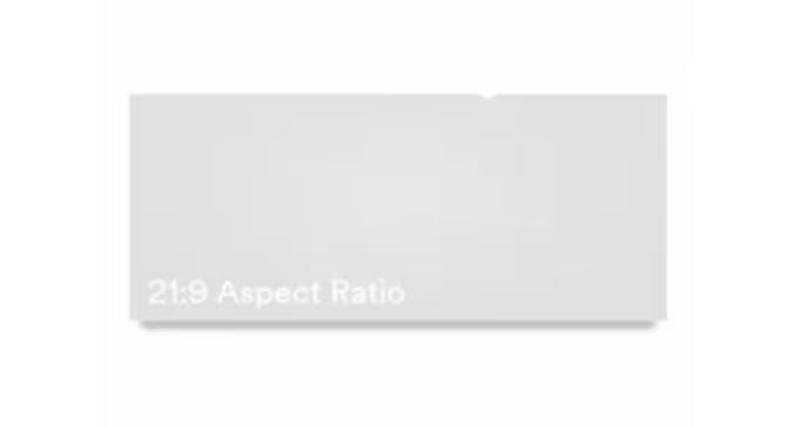 3M Displayschutz für Dell U3415W – Schwarz