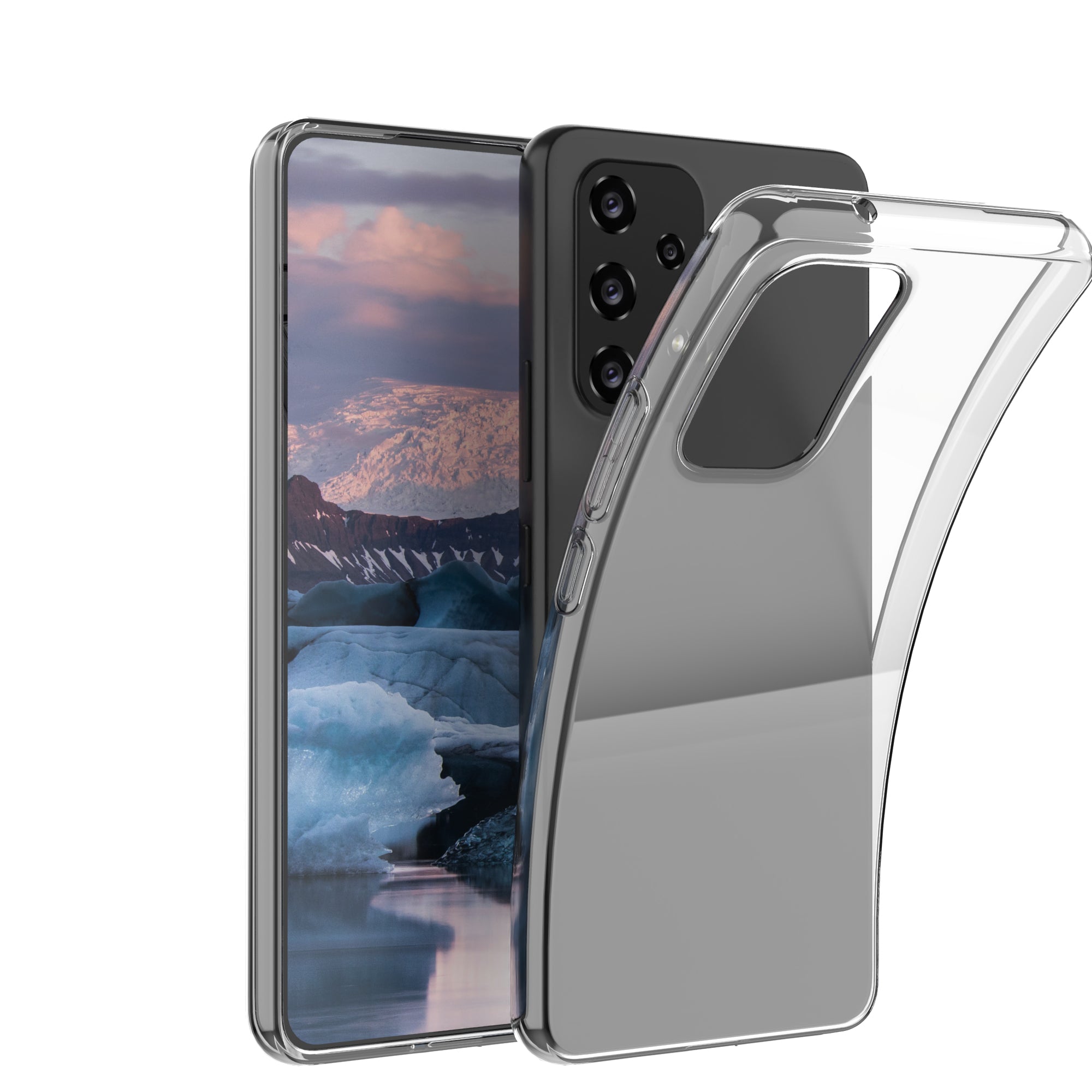 dbramante1928 Backcover – für Samsung Galaxy A53, Recycling-Kunststoff, transparent, bis 1,2 m sturzsicher