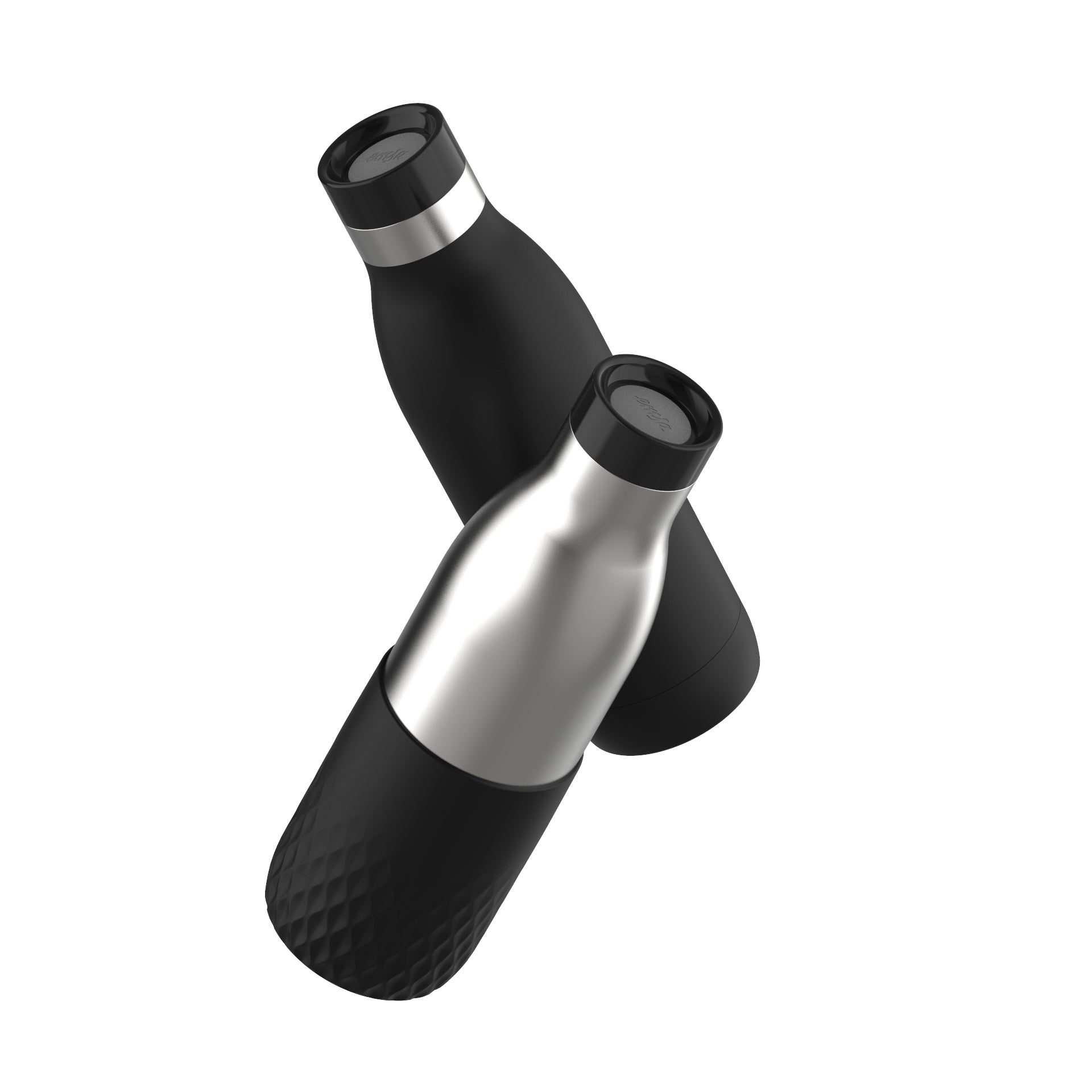 EMSA Bluedrop Isolierflasche 700 ml – Doppelwandig 12 h heiss / 24 h kalt, Edelstahl, Druckknopfdeckel