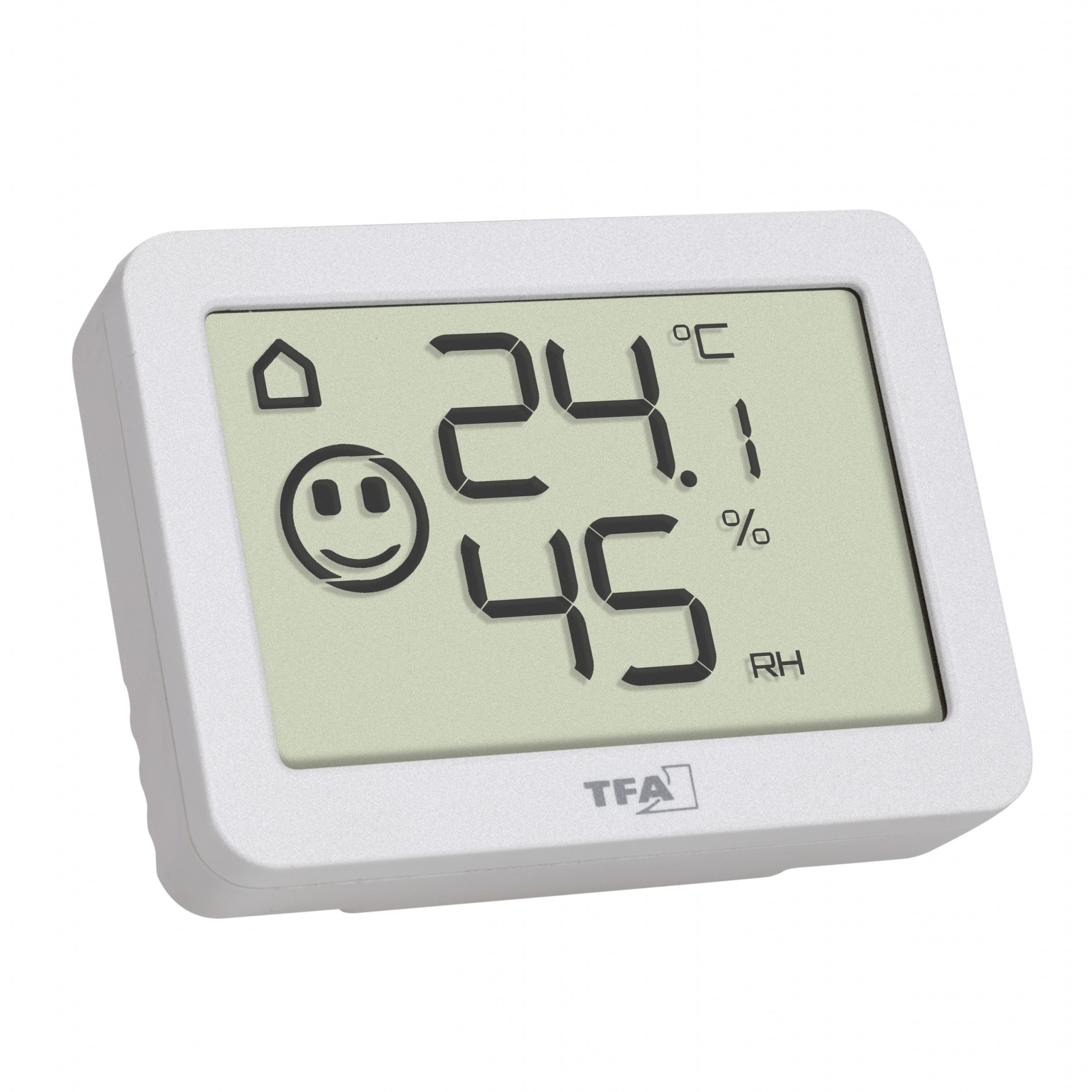 TFA-Dostmann TFA Dostmann – Thermo-/Hygrometer, LCD-Display – Weiss