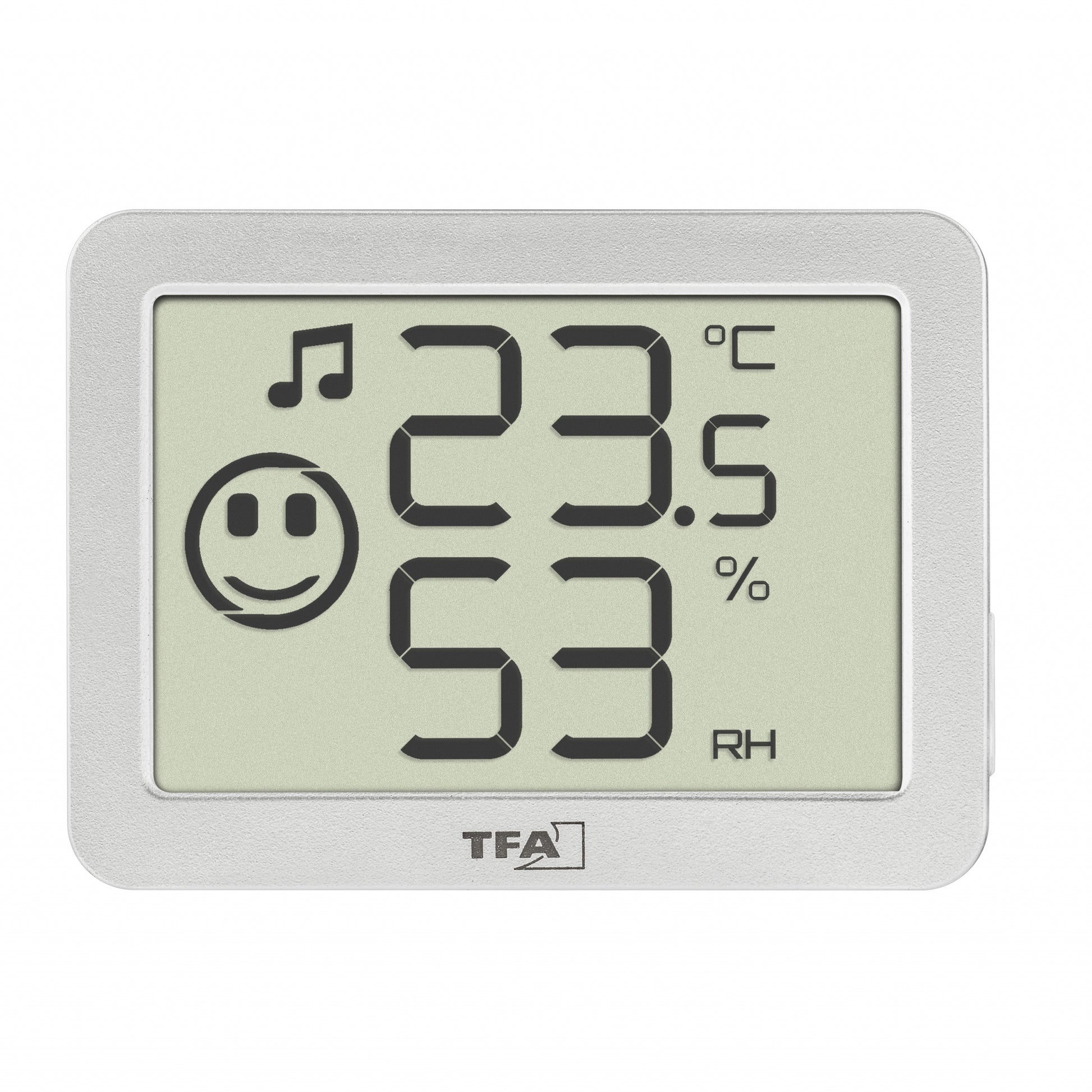 TFA-Dostmann TFA Dostmann – Thermo-/Hygrometer, LCD-Display – Weiss