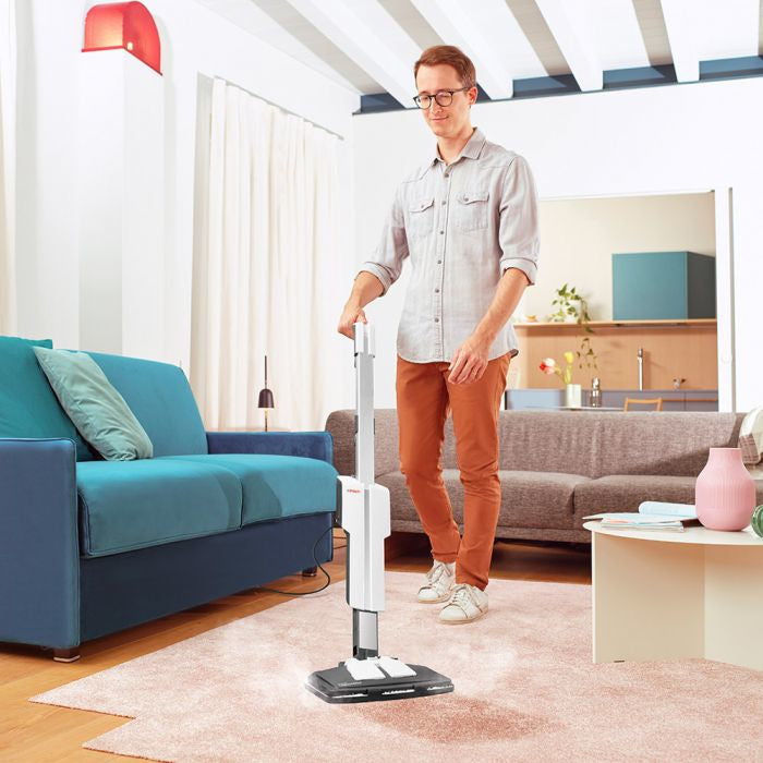 Polti Vaporetto SV610 Style – Dampfbesen – 1500W, 0,5l, Aufheizzeit 20s, Grau