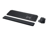 Logitech MX Keys S Combo – Tastatur, kabellos (Bluetooth), CH-Layout (DE-CH), Grau