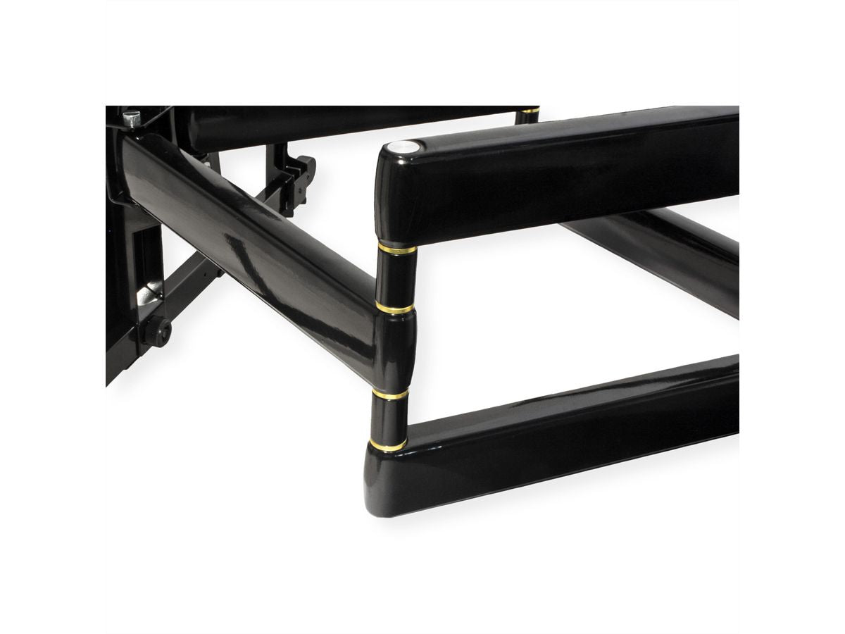ROLINE Wandhalterung – Vollbeweglich – 37–80" – VESA 200×200–600×400 – bis 70 kg, Höhenverstellbar – Schwarz