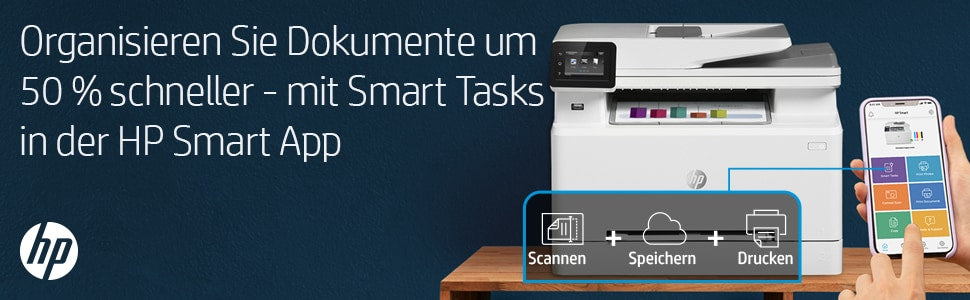 HP Color LaserJet Pro MFP M283fdw – Farbdruck, 21 Seiten/min