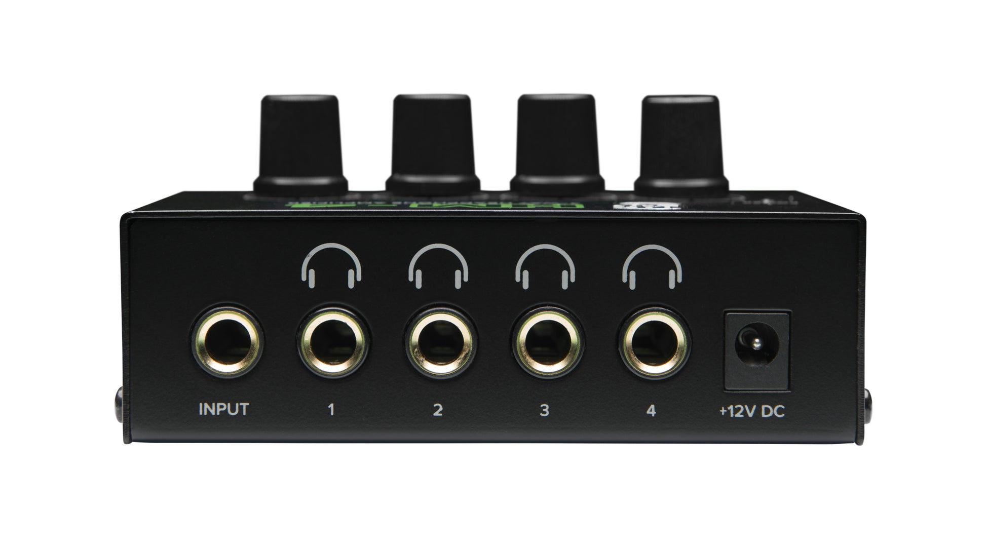 Mackie HM-4 – Kopfhörerverstärker (DAC), 6,3 mm Klinke, 4× Line-Eingänge, Schwarz