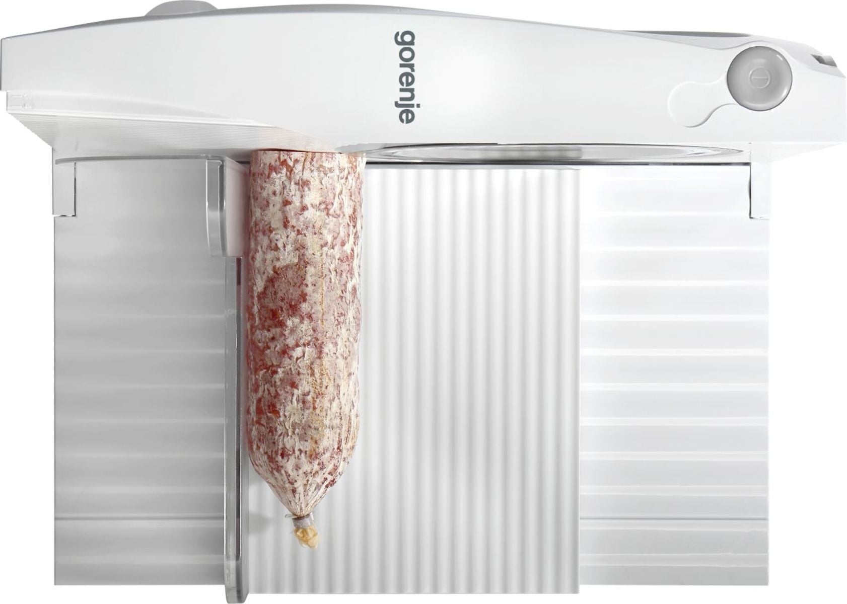 Gorenje Allesschneider R401W – 17 mm, 110 W – weiss/edelstahl