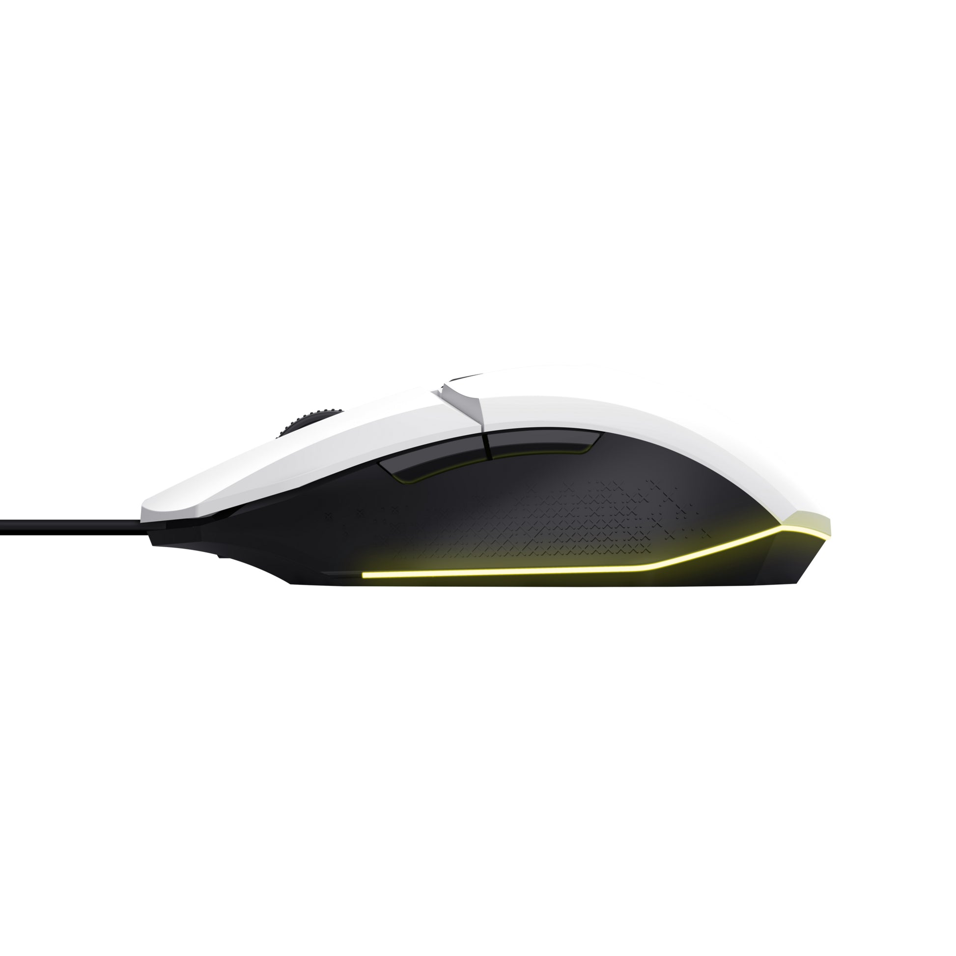 Trust GXT 109W Felox – Gaming-Maus – Kabelgebunden (USB-A), 6400 DPI, Rechts, Weiss