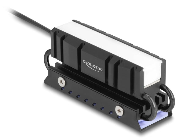 DeLOCK 18460 – M.2-Kühlkörper für M.2 2280, 83×26×34 mm, RGB