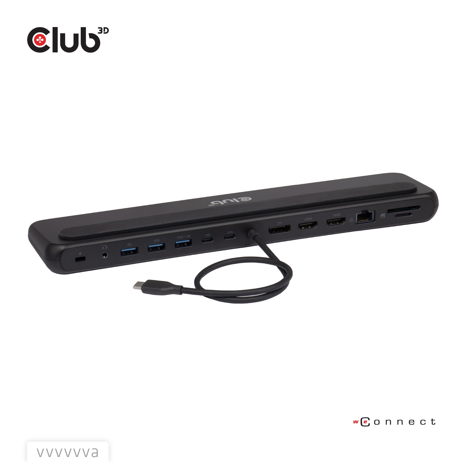 CLUB3D Club 3D CSV-2541 Dockingstation – Thunderbolt 3, 1× DP, 3× HDMI, 6× USB-A, 2× USB-C, für Windows 10/11