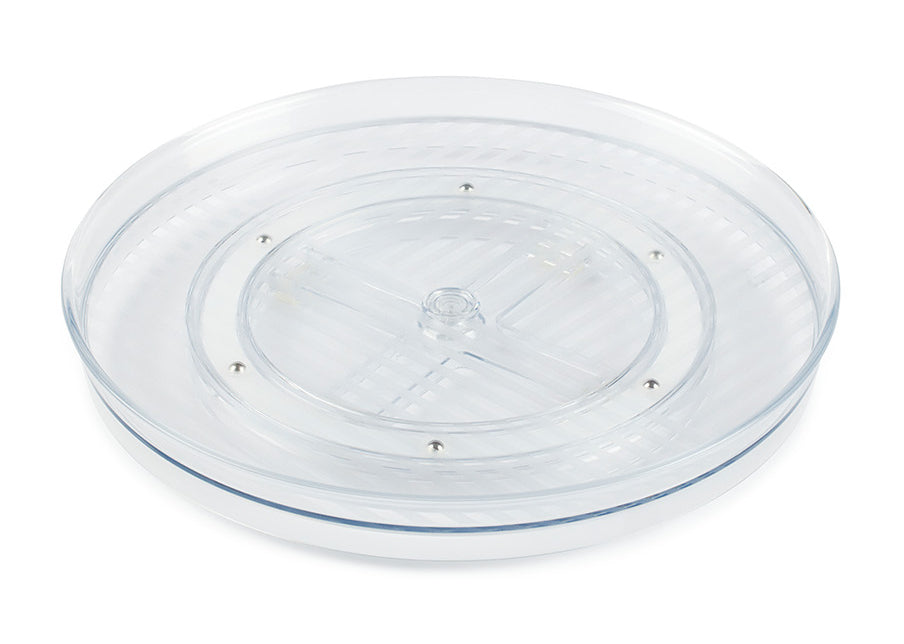 Rotho Drehteller Ø 29 × 3,8 cm, Glas, Transparent