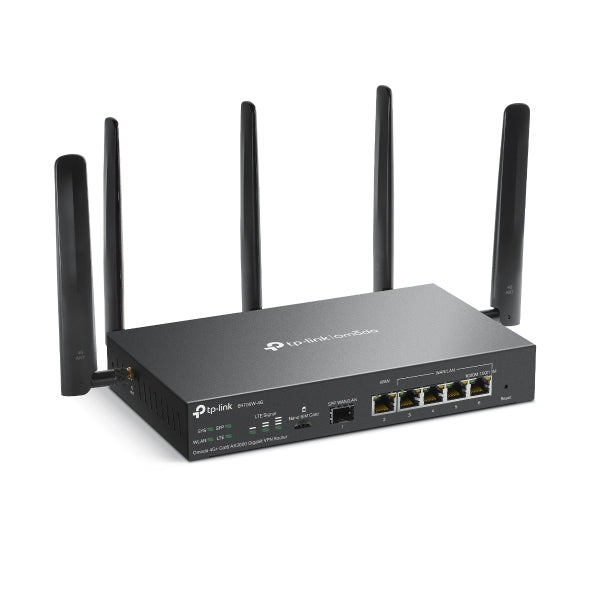 TP-Link ER706W-4G WLAN-Router – Wi-Fi 6 (AX3000), Dual-Band, 6× Gigabit