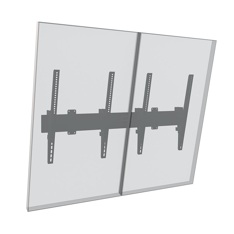 Hagor Wandhalterung – Neigbar – 46–65" – VESA 200×100–400×600 – bis 100 kg, für 2 Displays – CPS W2P