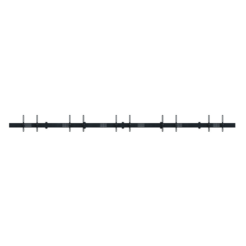 Hagor Videowand-Halterung – 46–65" – VESA 200×200–600×400 – bis 50 kg, für 5 Displays, neigbar – Schwarz
