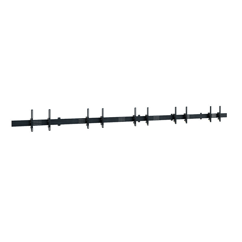 Hagor Videowand-Halterung – 46–65" – VESA 200×200–600×400 – bis 50 kg, für 5 Displays, neigbar – Schwarz