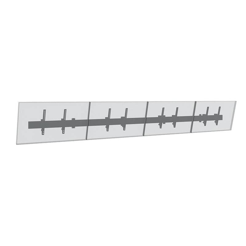 Hagor Wandhalterung – neigbar – 46–65" – VESA 200×200–600×400 – bis 200 kg, für 4 Displays – CPS W4L