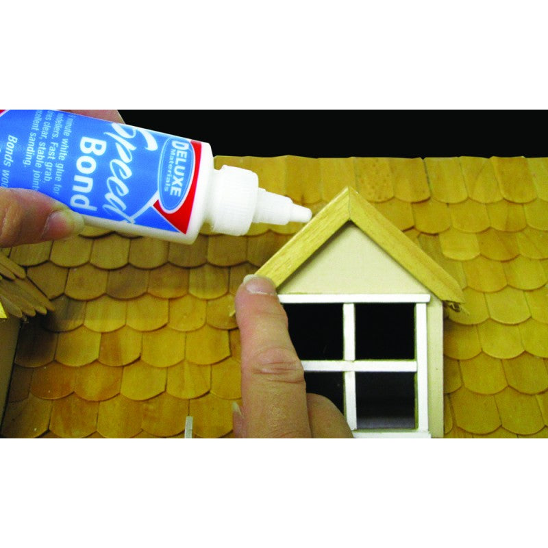 Deluxe Materials Spezialkleber Modellbau – transparent, für Holz, Kontaktkleber