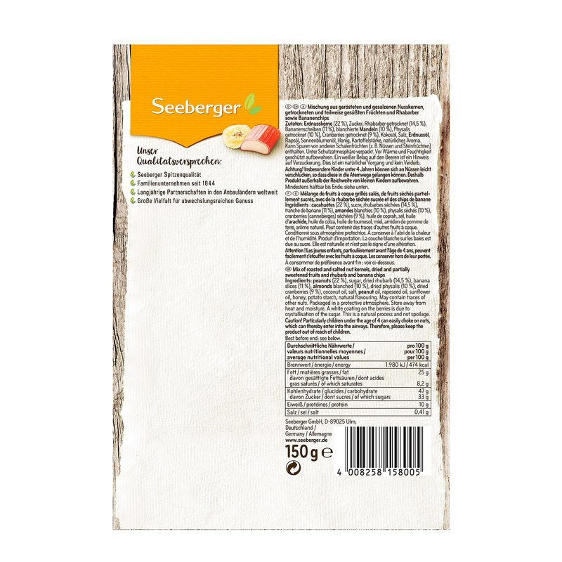 Seeberger Trail-Mix Nussmix – 150 g