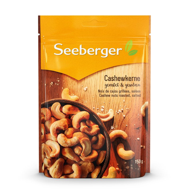 Seeberger Cashewkerne – geröstet & gesalzen – 150 g