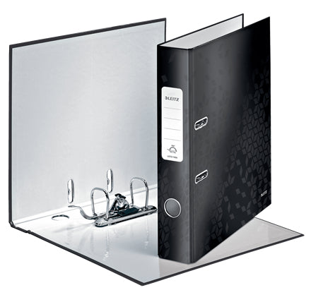 Leitz WOW 180° Ordner – für A4 – Rückenbreite 5,2 cm – Schwarz