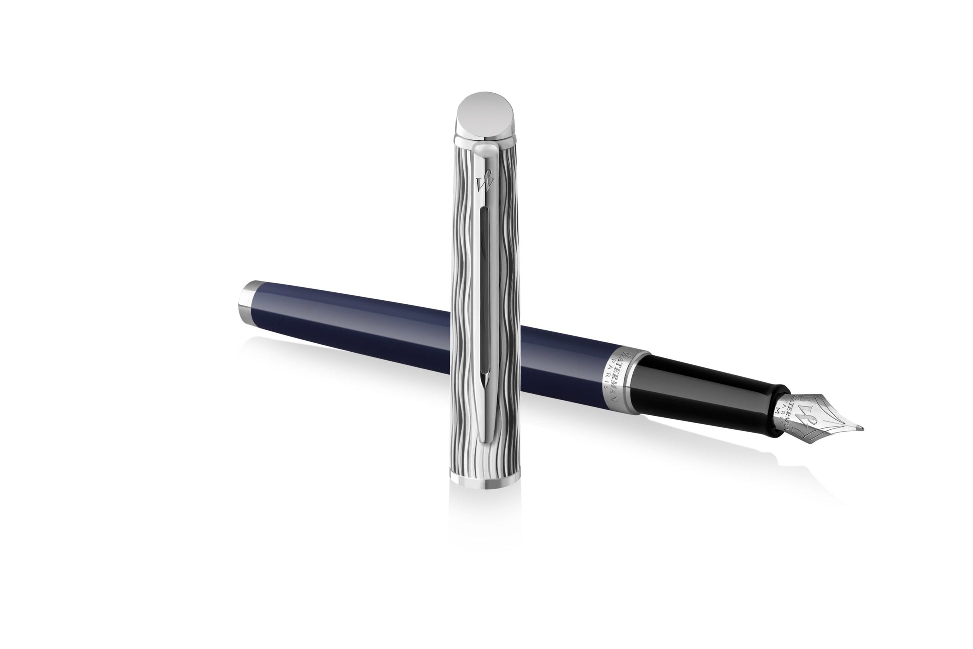 Waterman Hémisphère L'Essence du Bleu – Feder M – blau – palladiumplattierte Zierteile