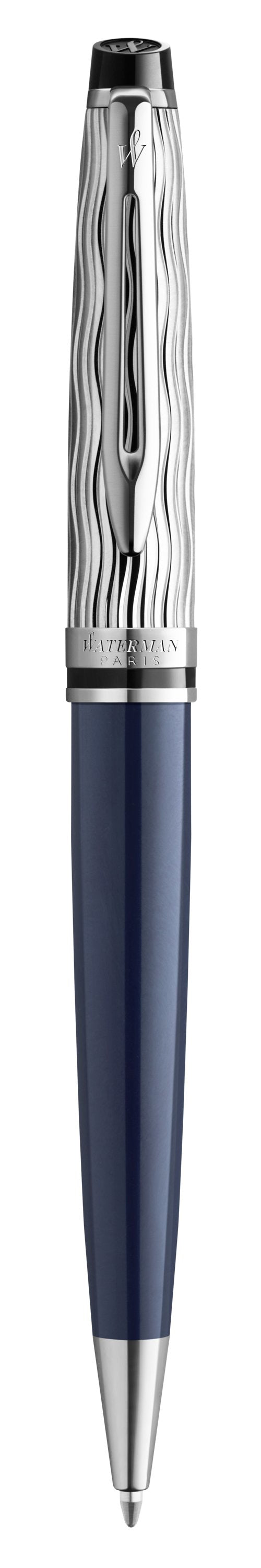 Waterman Kugelschreiber – Blau, Metall