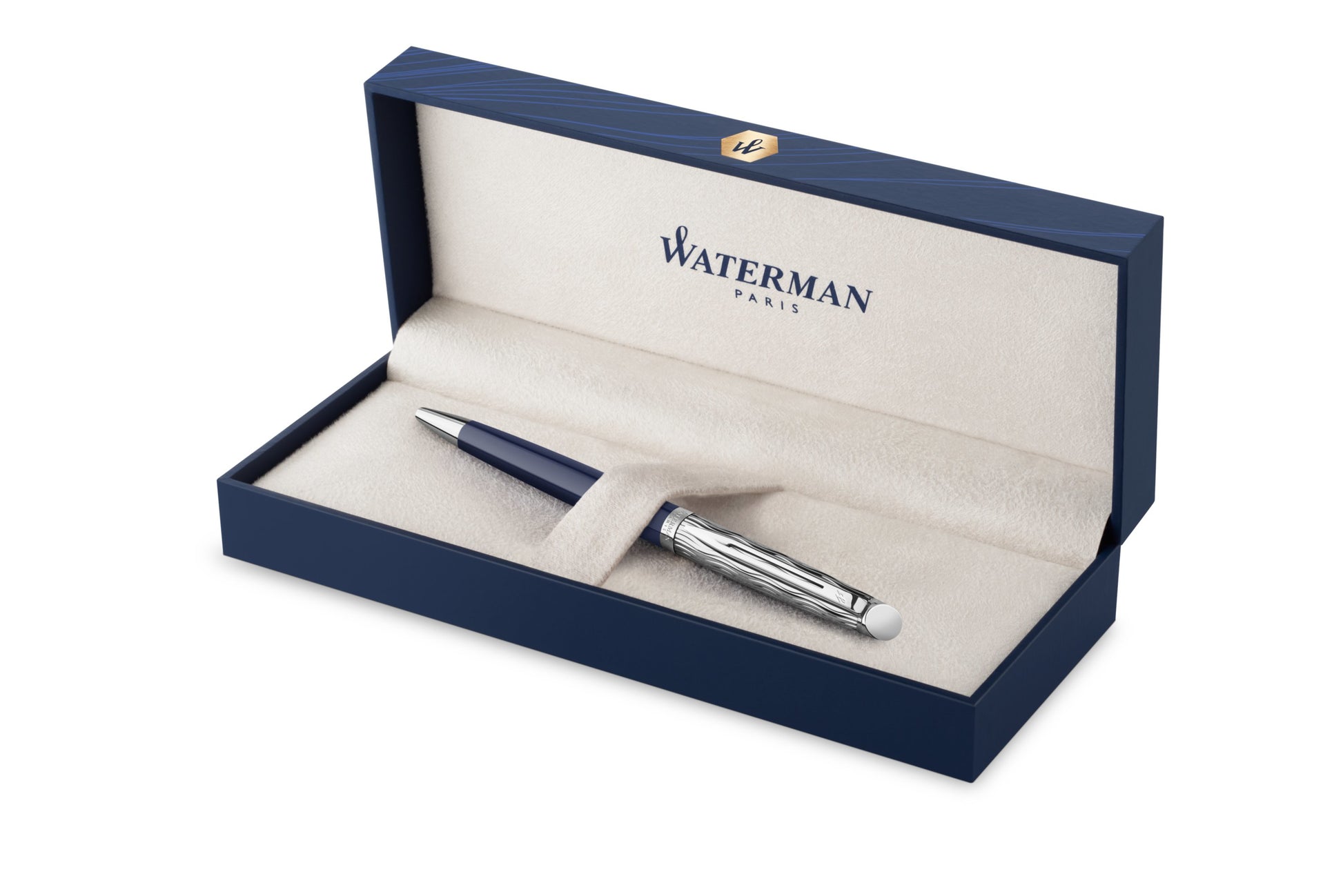 Waterman Kugelschreiber – Blau, Metall