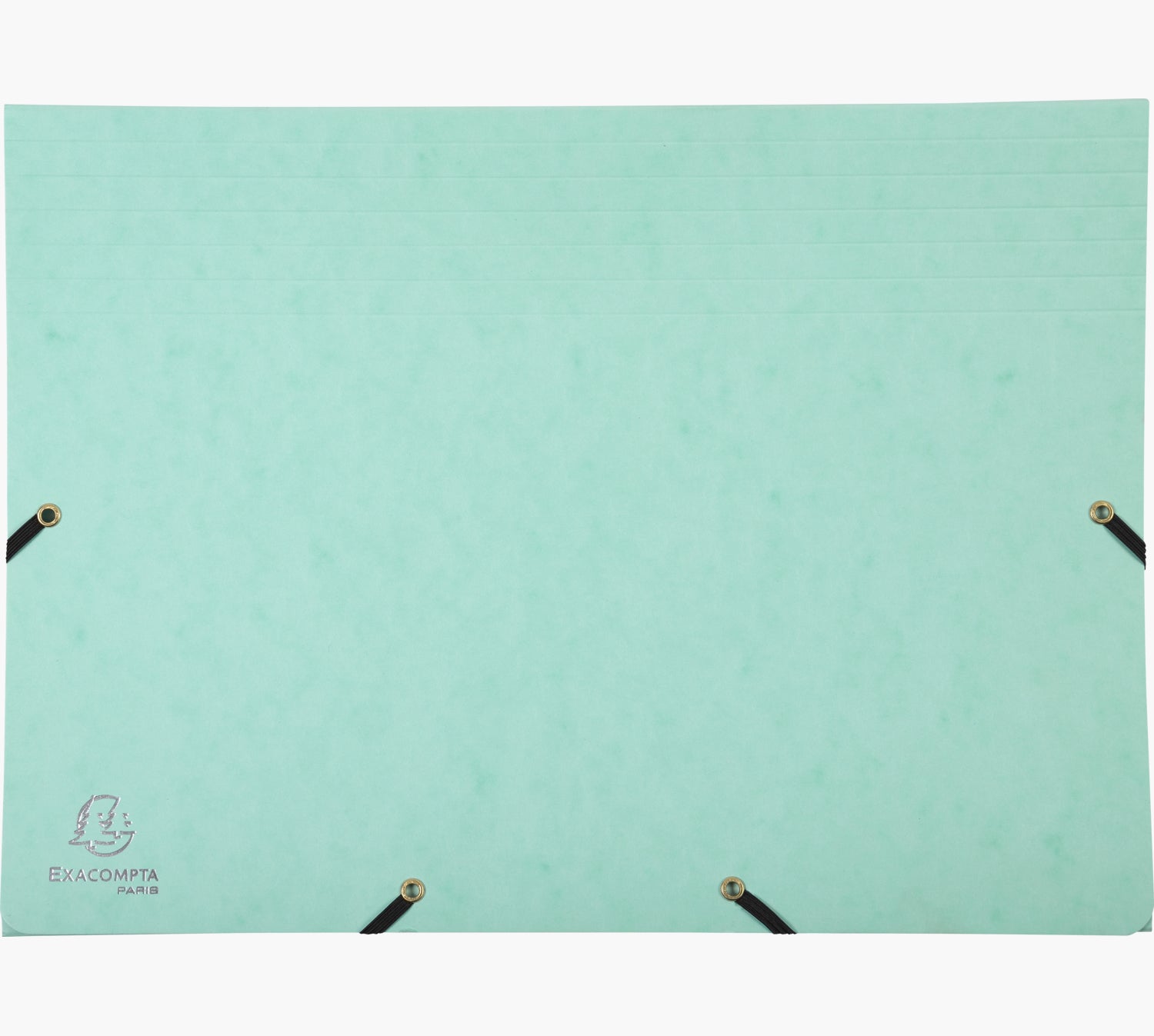 Exacompta Aquarel Fächermappe A4 – 12 Fächer, Gummiband, Karton, Mehrfarbig, bis 250 Blatt, 4 Stk.